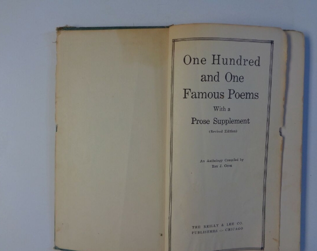 one hundred and one famous poems